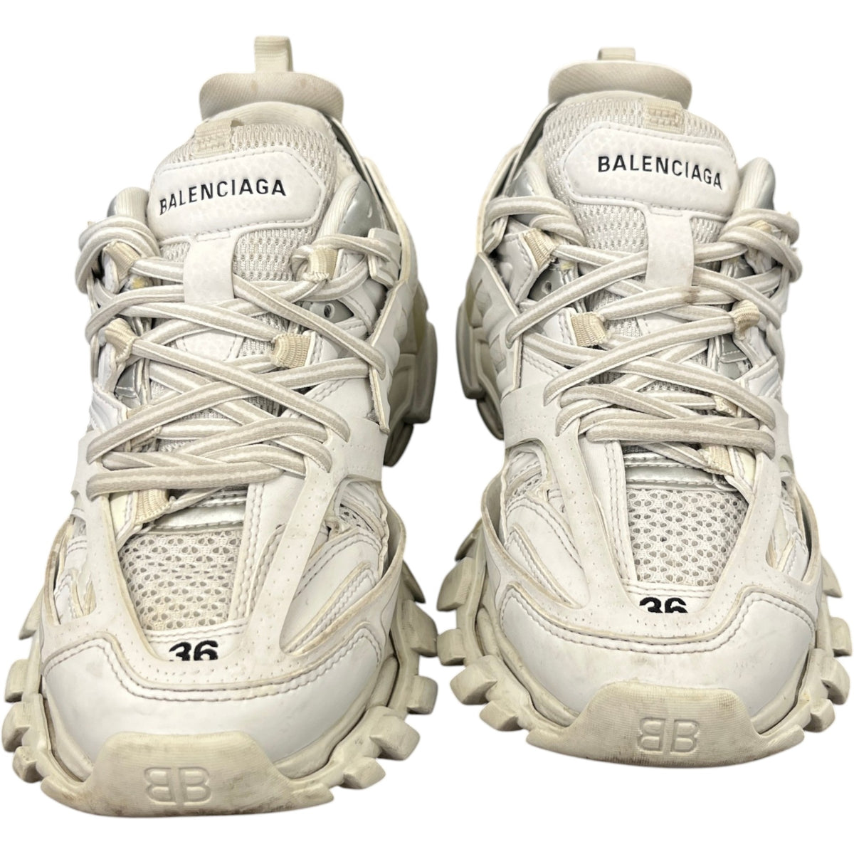 Women's Track Runner Low Trainers White Size UK 3 / EU 36 - Photo 6