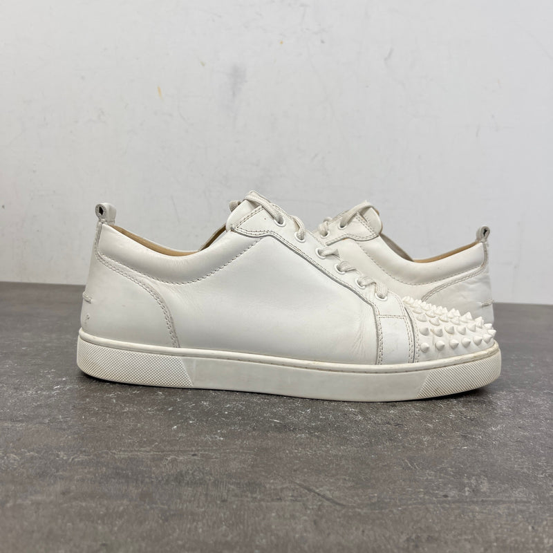 Men's Louis Junior Spikes Flat Low Trainers White Size UK 11 / EU 45