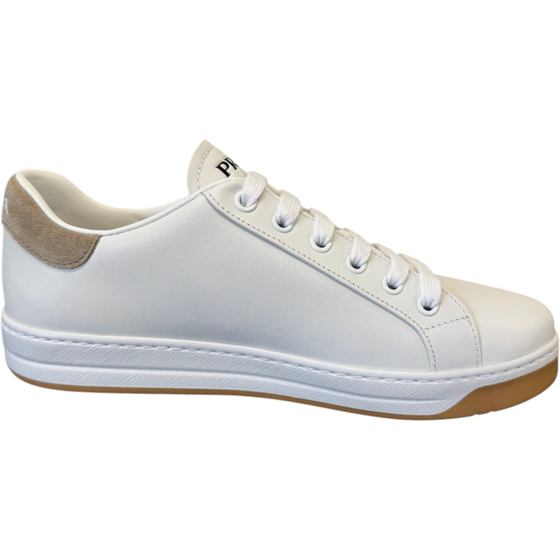 Women's Soft Scamosciato Low Trainers White Size UK 4.5 / EU 37.5