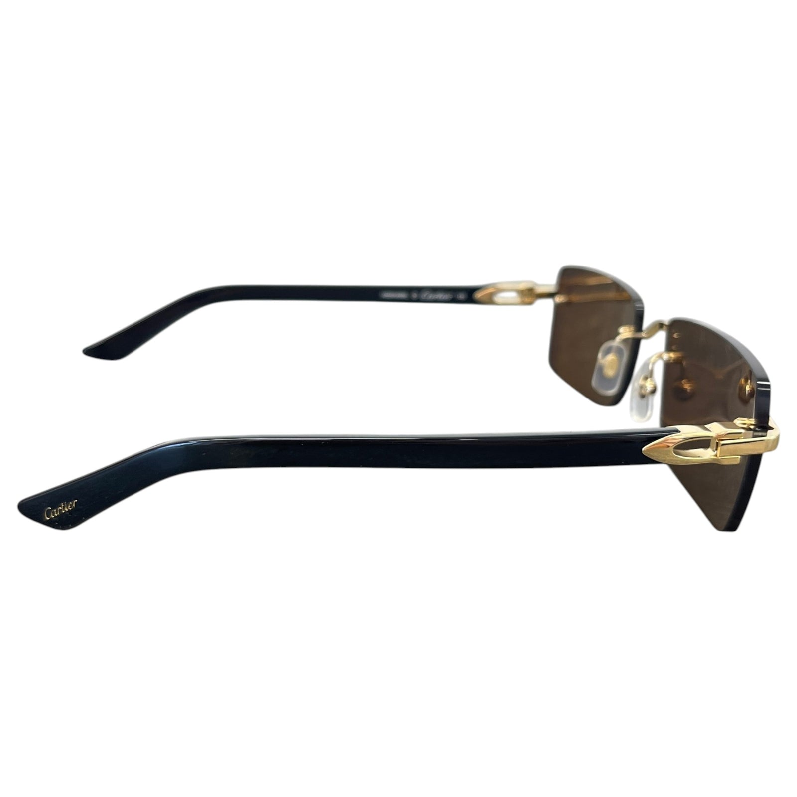 Men's Signature C Square-Frame Acetate Sunglasses Black - Photo 4
