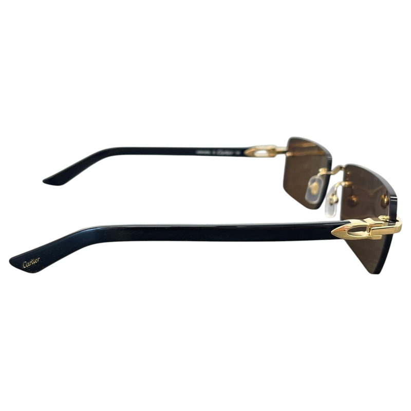 Men's Signature C Square-Frame Acetate Sunglasses Black