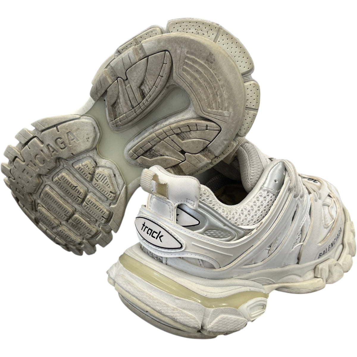 Women's Track Runner Low Trainers White Size UK 3 / EU 36 - Photo 10