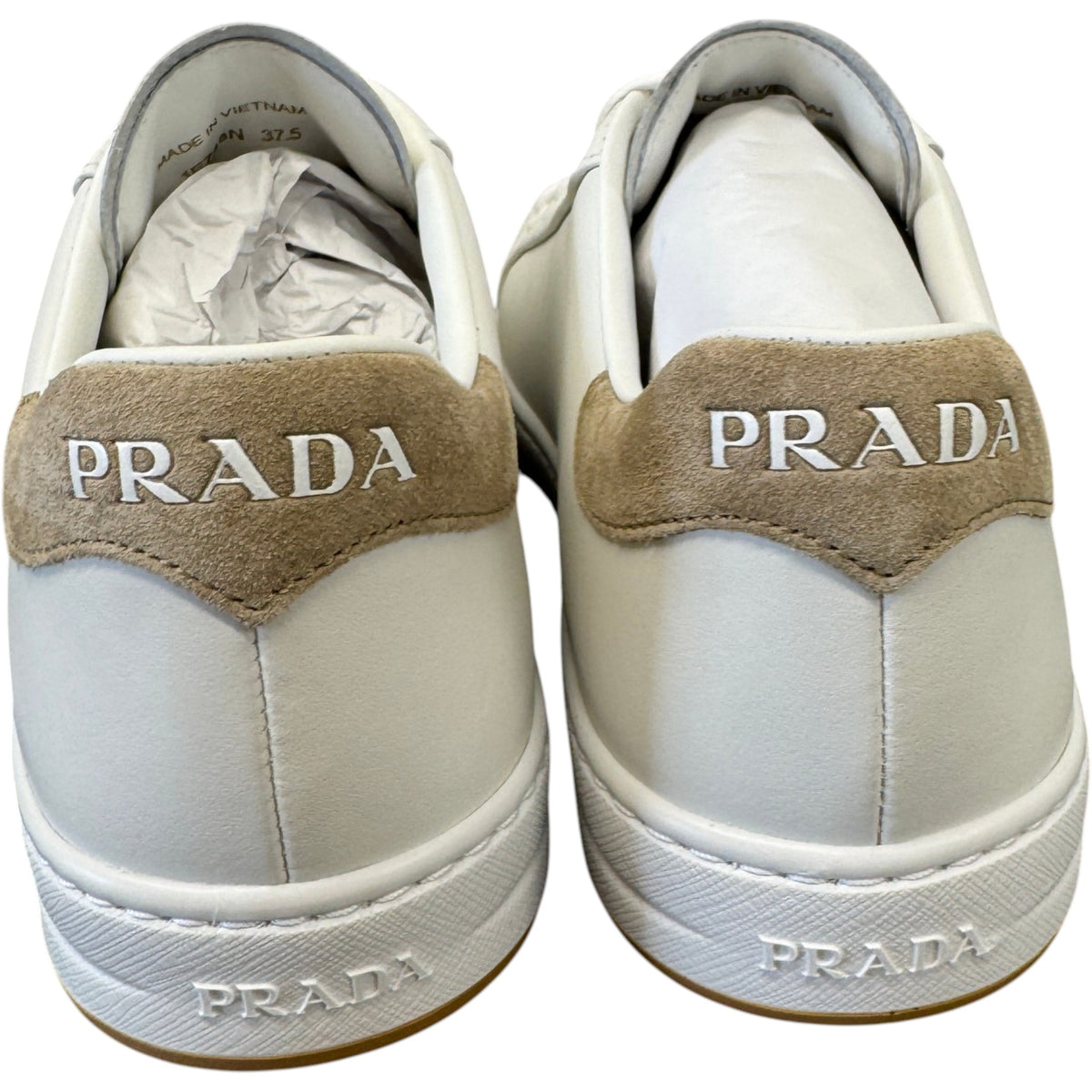 Women's Soft Scamosciato Low Trainers White Size UK 4.5 / EU 37.5 - Photo 8