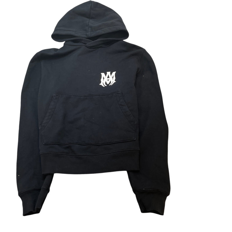 Men's Logo Print Hoodie Black Size L