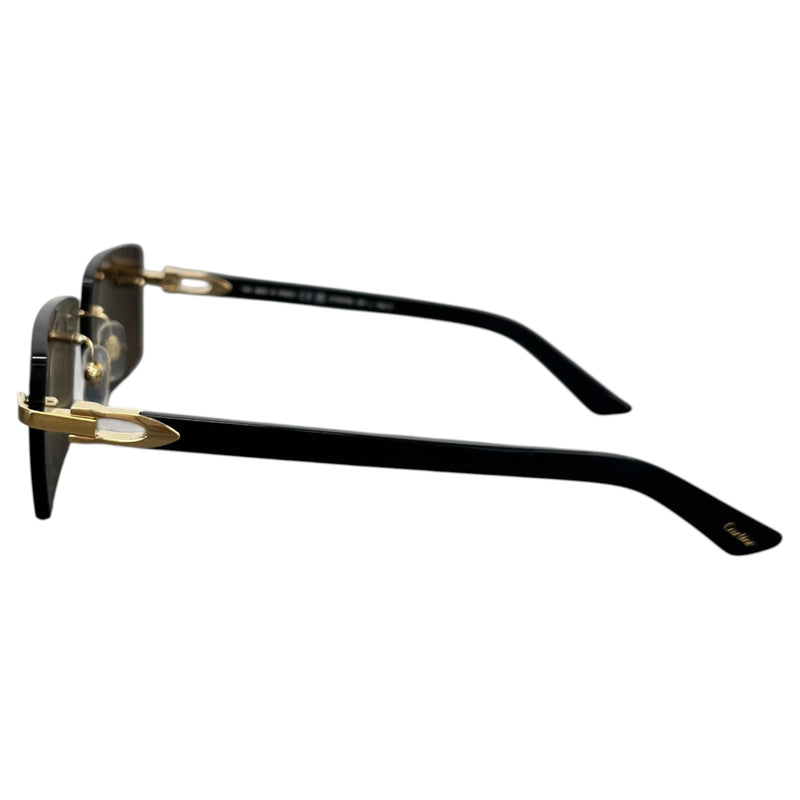 Men's Signature C Square-Frame Acetate Sunglasses Black