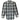 Men's Check Print Long Sleeve Shirt Grey Size M