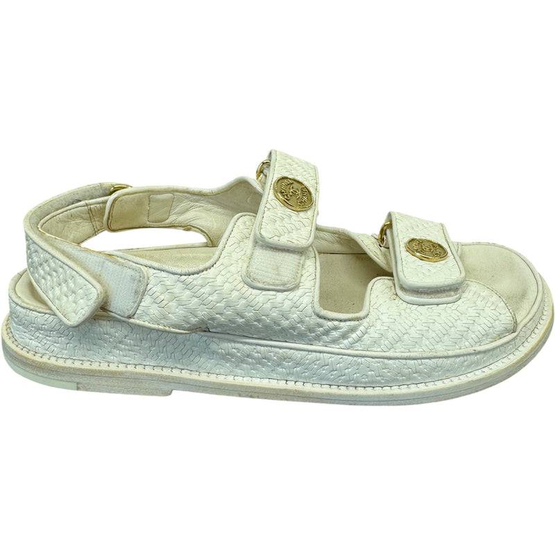 Women's Dad Sandals White Size UK 6 / EU 39