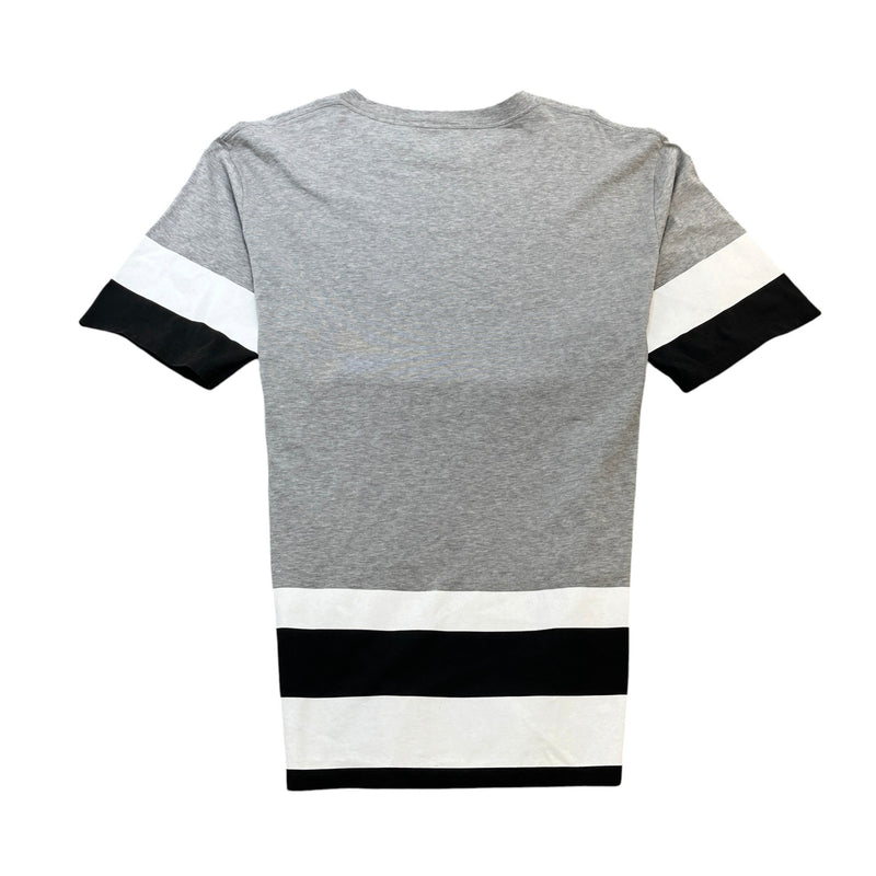 Men's Dysfunctional Bauhaus Oversized Number 16 T-Shirt Grey Size S