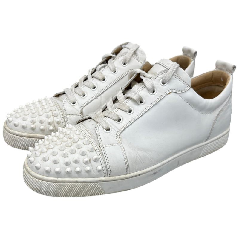 Men's Louis Junior Spikes Flat Low Trainers White Size UK 11 / EU 45