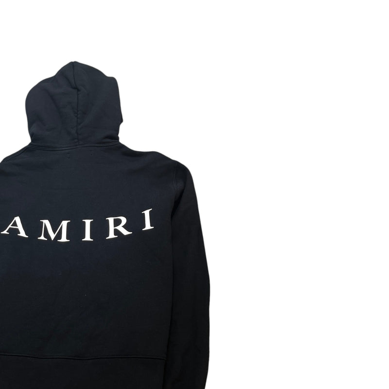 Men's Logo Print Hoodie Black Size L