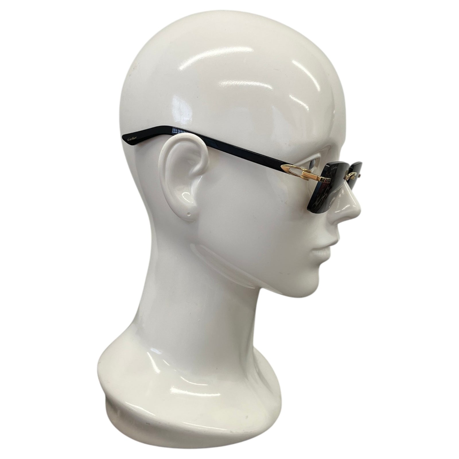 Men's Signature C Square-Frame Acetate Sunglasses Black - Photo 3