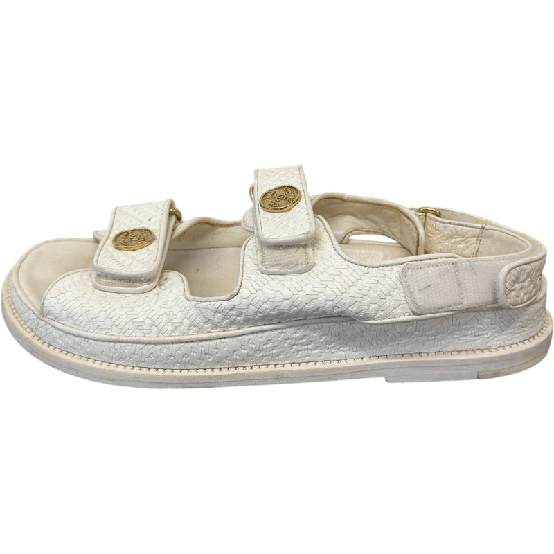 Women's Dad Sandals White Size UK 6 / EU 39