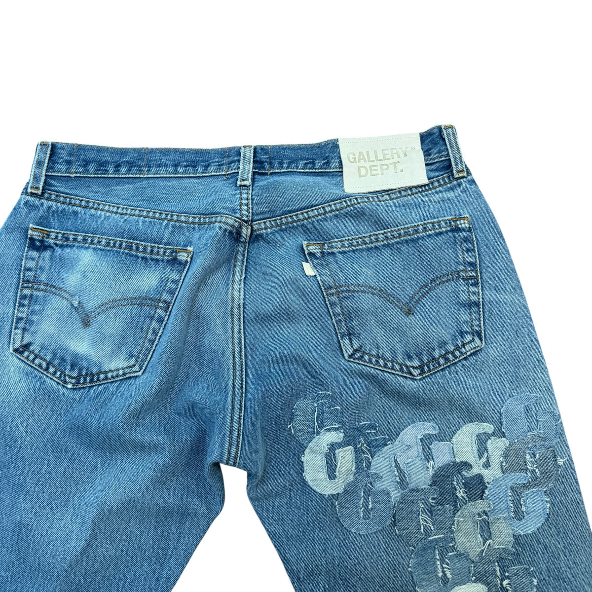 Men's Super G Patch Jeans Blue Size M / W32 - Photo 4