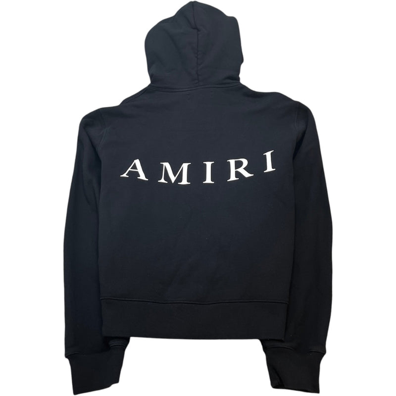 Men's Logo Print Hoodie Black Size L