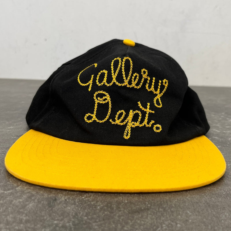 Men's Embroidered Logo Cap Black