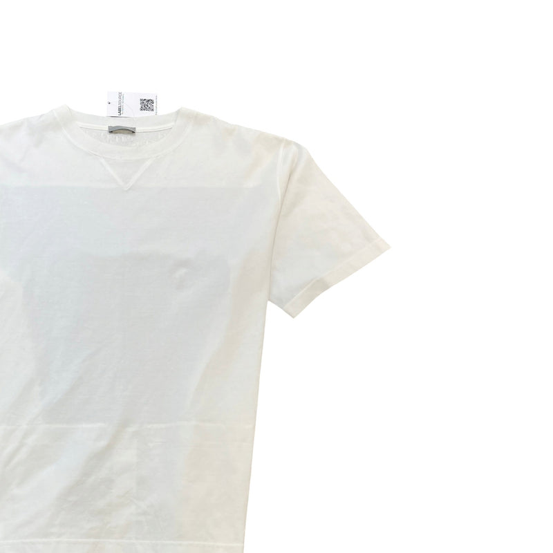 Men's Oblique Layered T-Shirt White Size XL