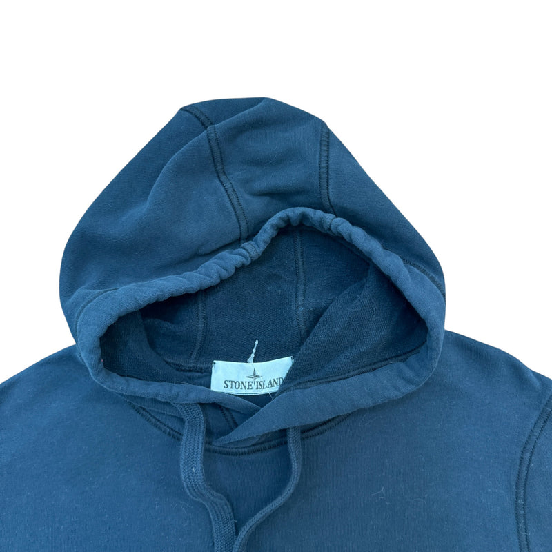 Men's Applique Logo Hoodie Navy Size S