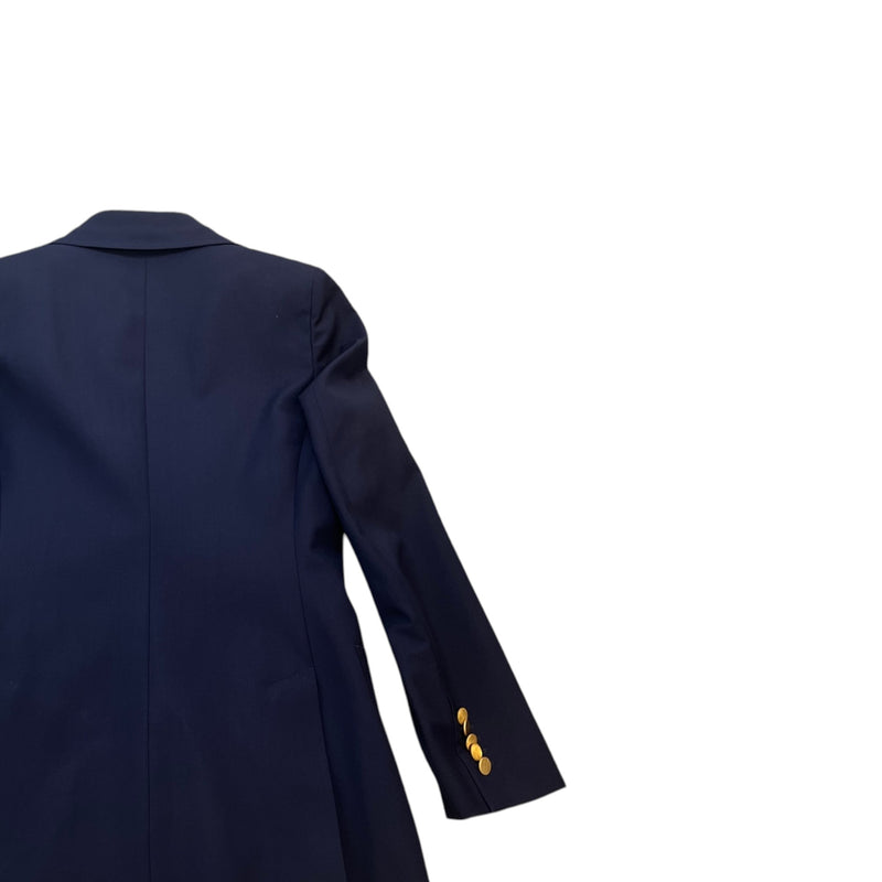 Women's Single Breasted Blazer Jacket Navy Size IT 38 / UK 6