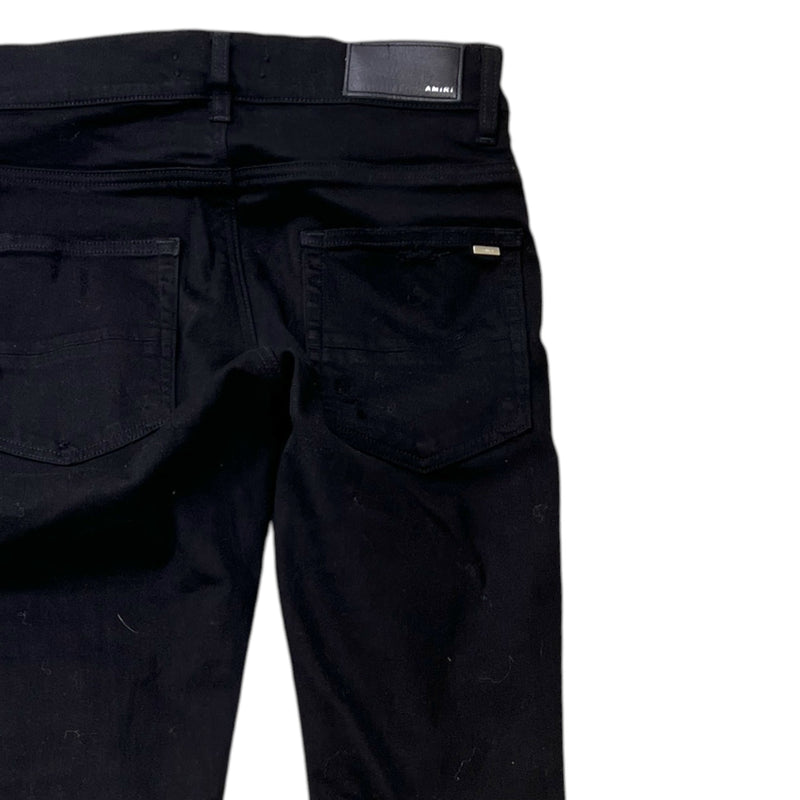 Men's Distressed Jeans Black Size Waist 29"