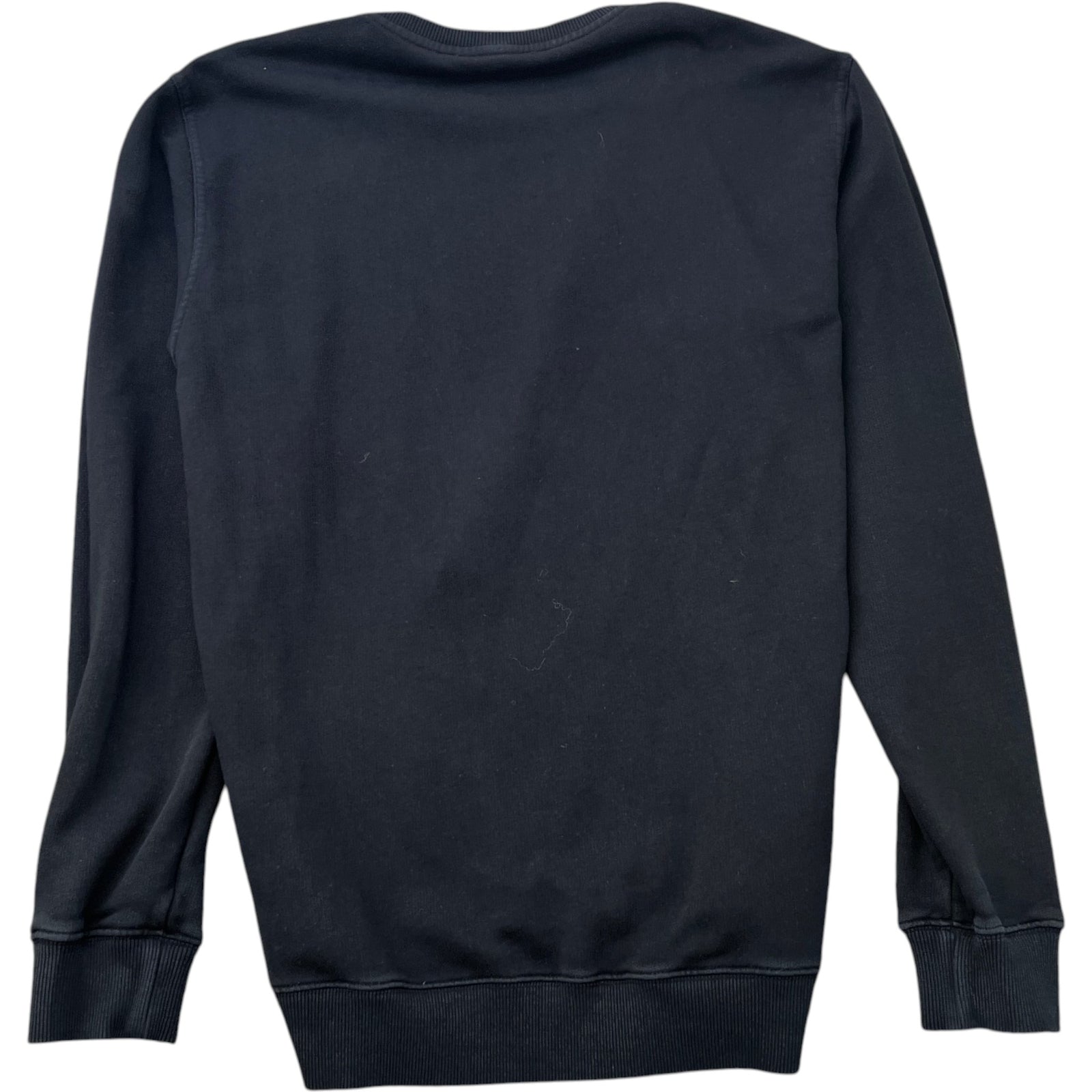 Men's Distressed Logo Sweatshirt Black Size M - Photo 2