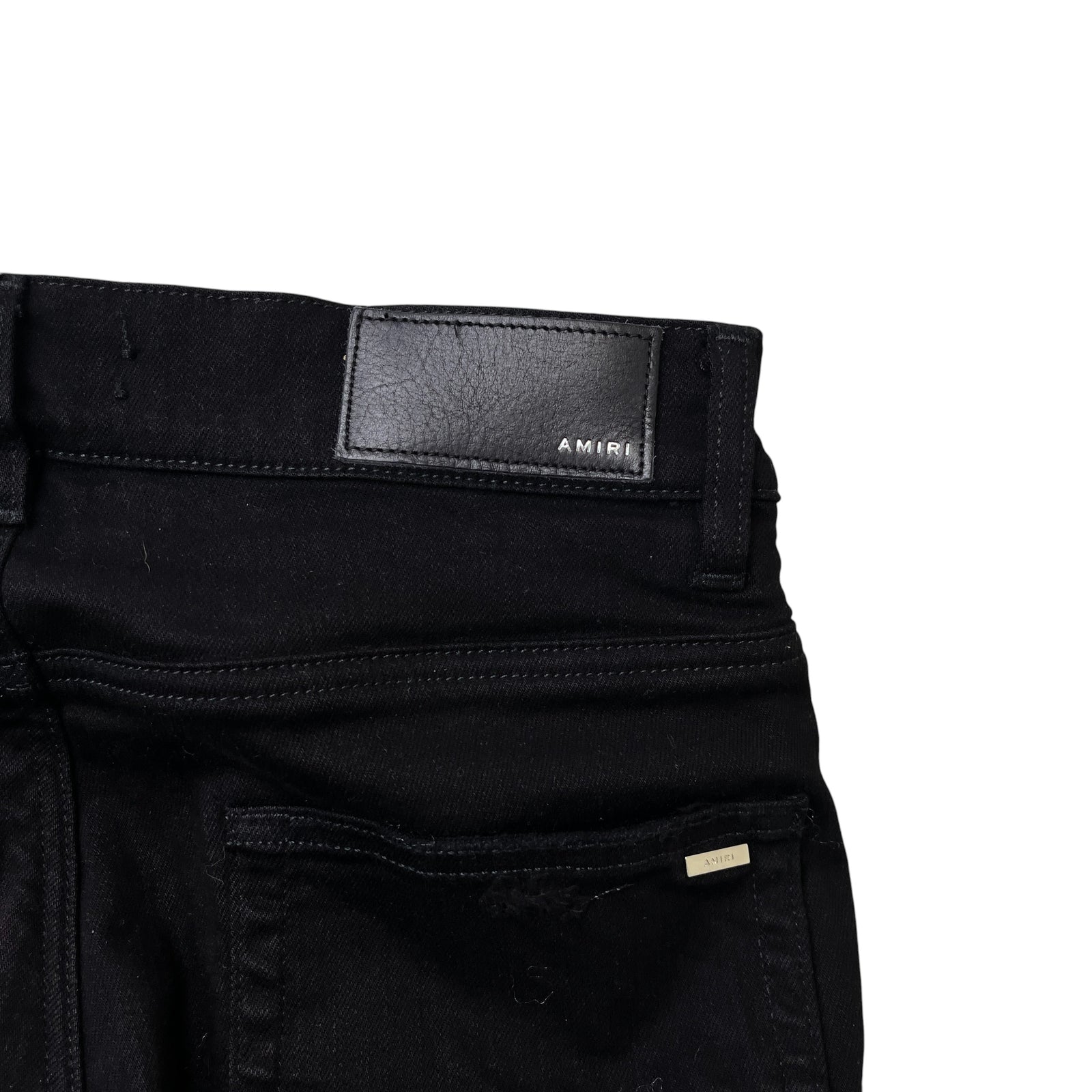 Men's Distressed Jeans Black Size Waist 29" - Photo 5