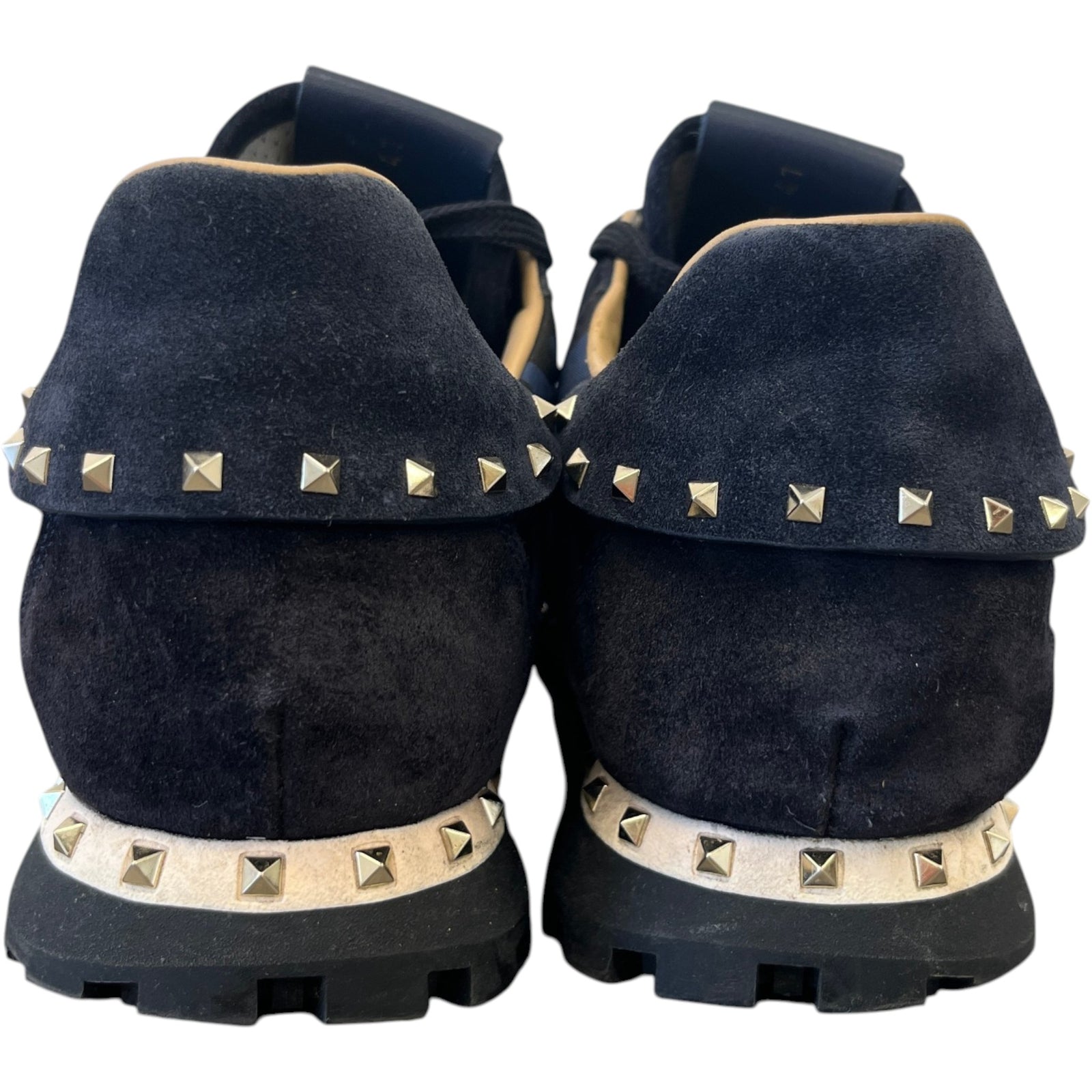 Men's Rockstud Camouflage Low Trainers Navy Size EU 41 / UK 7 - Photo 7