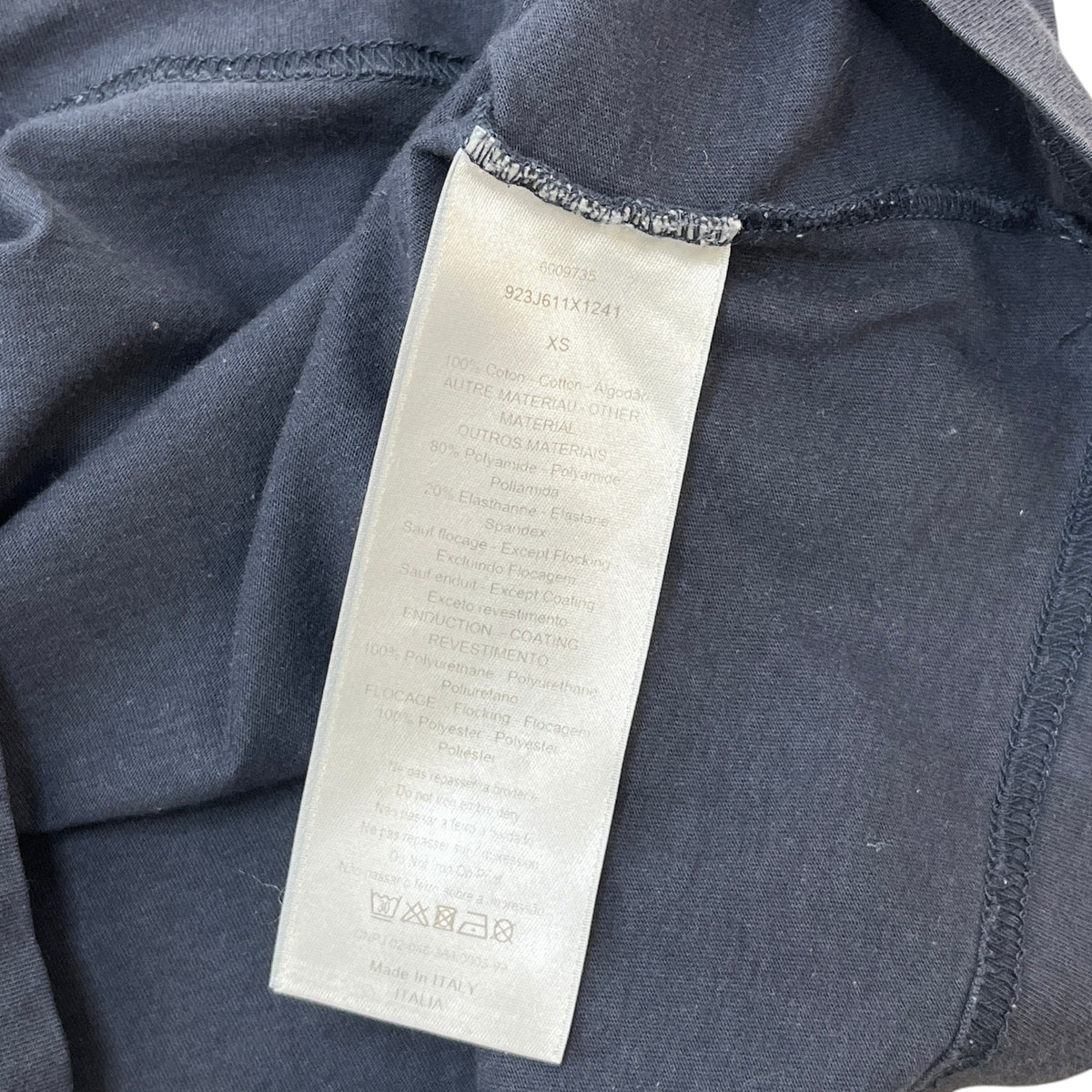 Men's x Kaws Bee Embroidered T-Shirt Navy Size XS - Photo 6