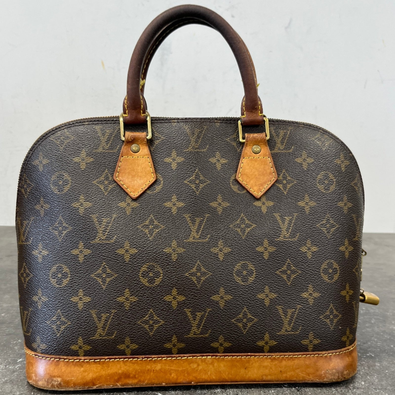 Women's Monogram Alma Pm Bag Brown - Photo 12