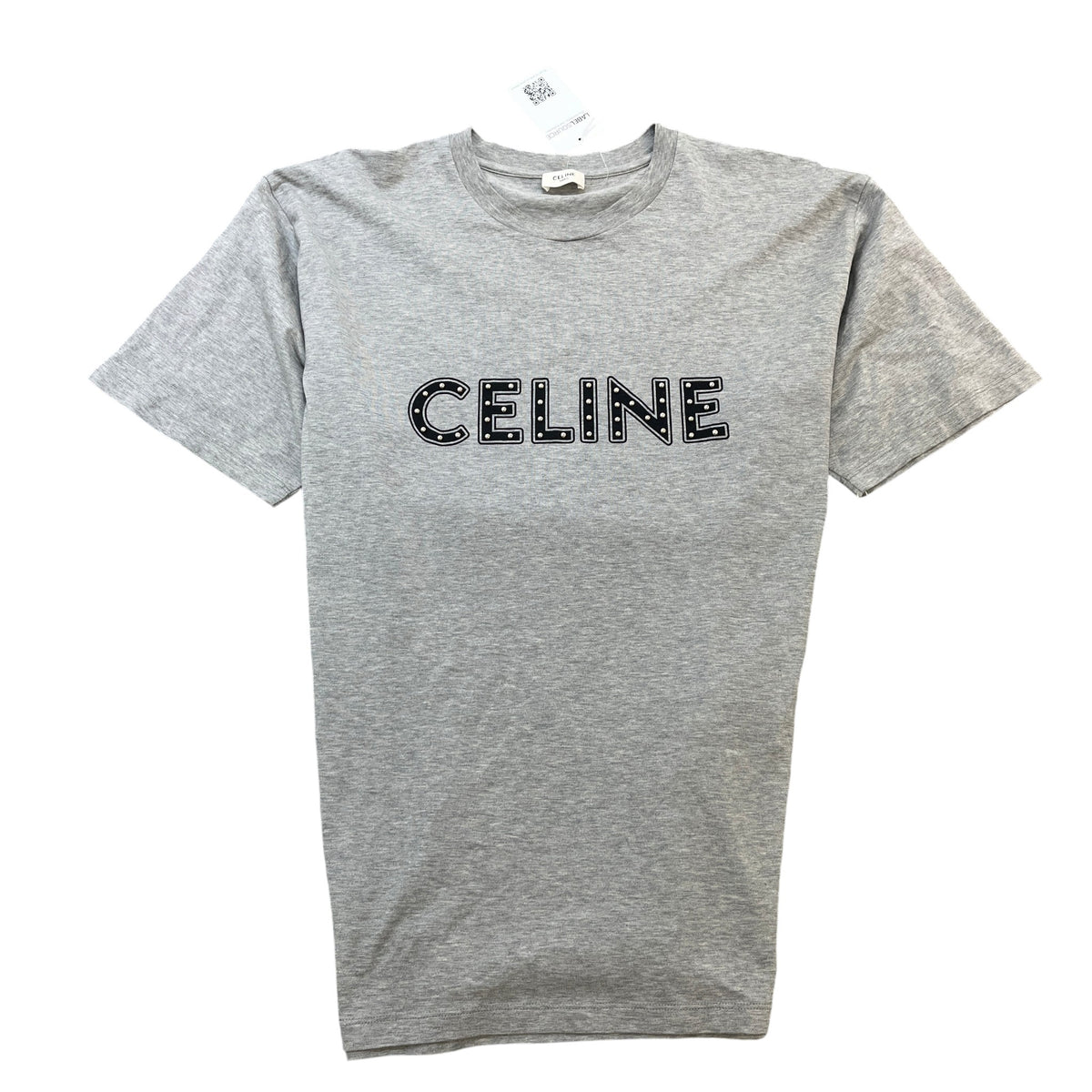 Men's Studded T-Shirt Grey Size L - Photo 1