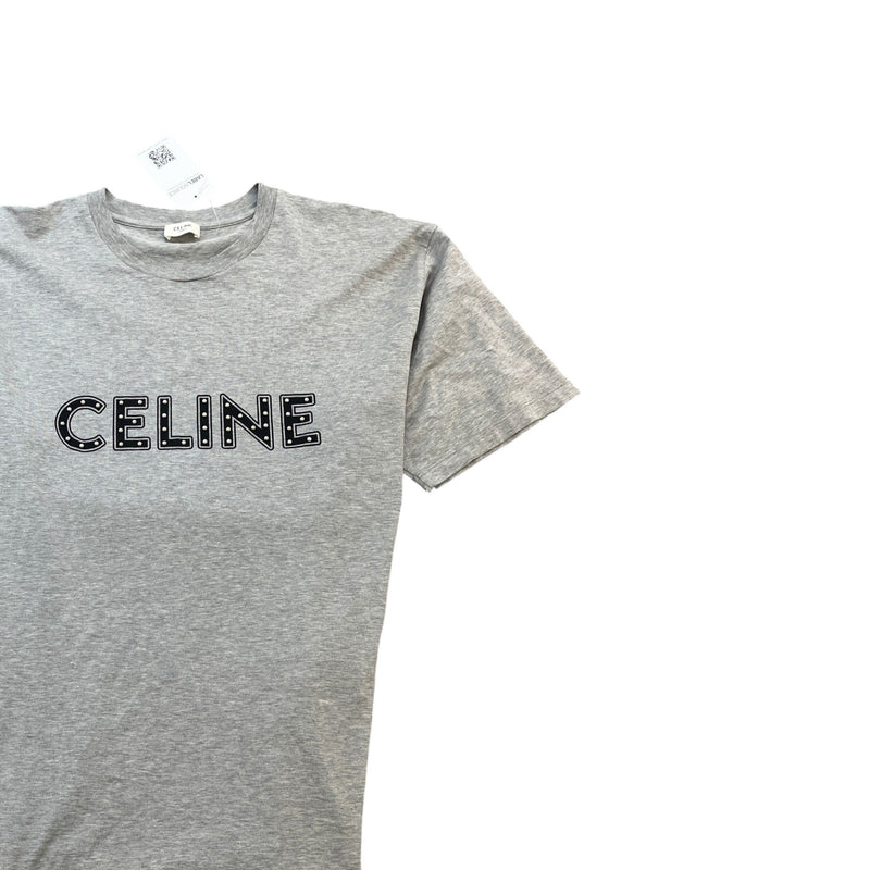 Men's Studded T-Shirt Grey Size L