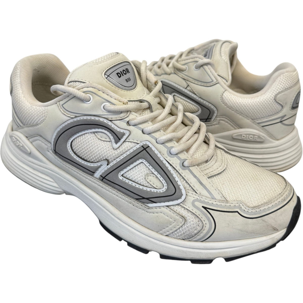 Men's B30 Low Trainers White Size UK 6 / EU 40 - Photo 3