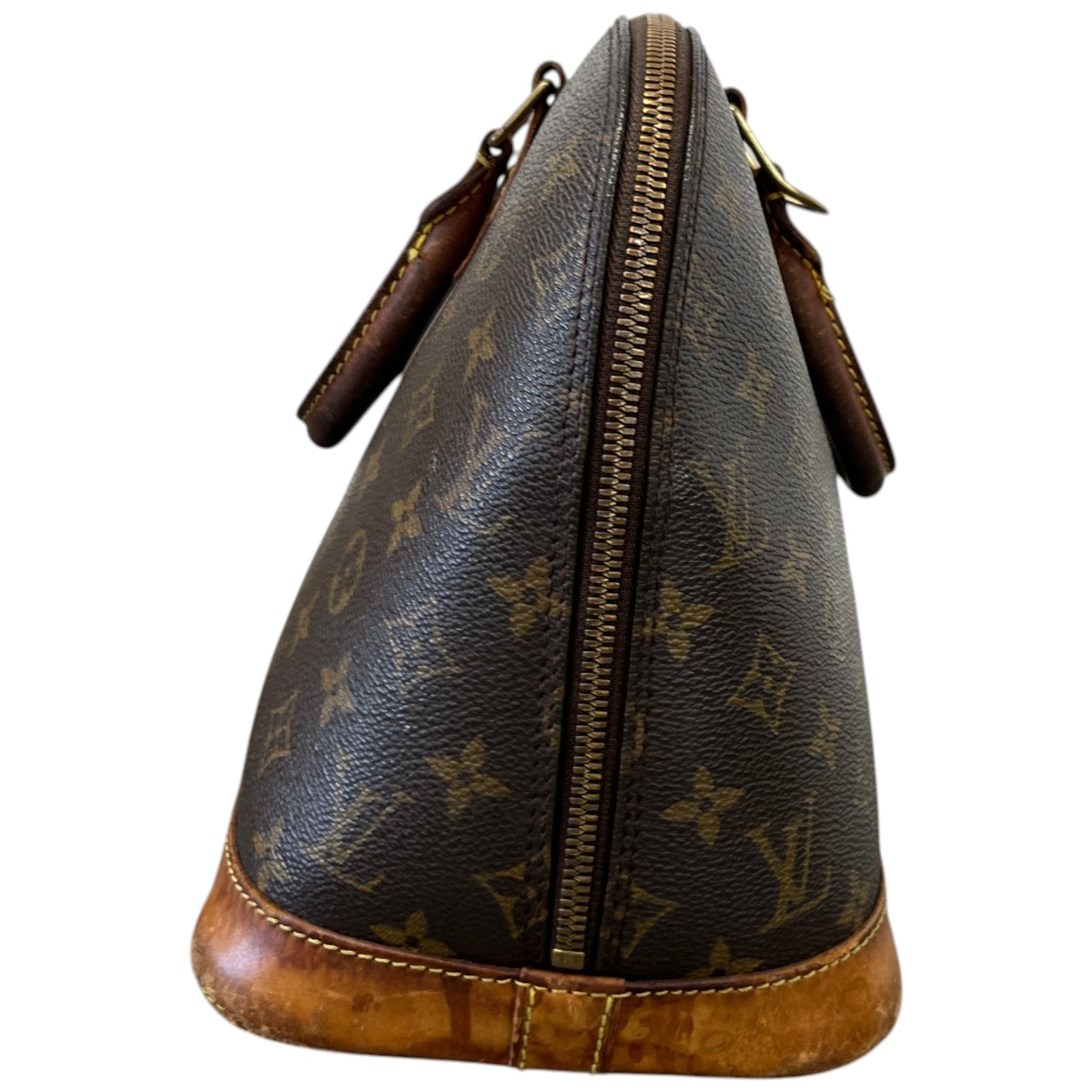 Women's Monogram Alma Pm Bag Brown - Photo 7