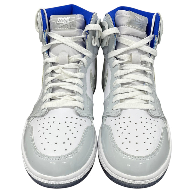 Men's Air Jordan 1 High Zoom Racer Blue High Trainers Grey Size UK 10 / EU 44