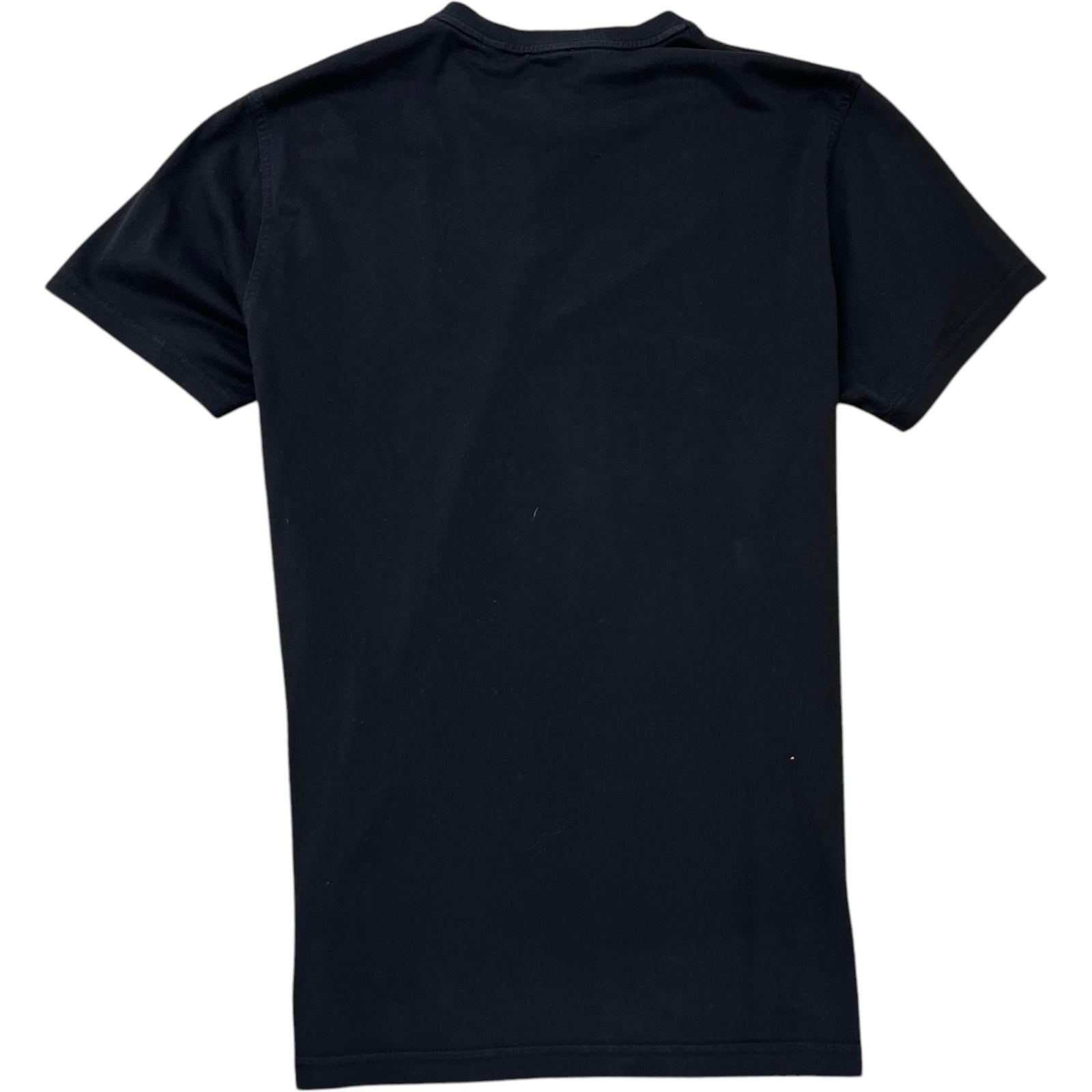 Men's Embroidered Logo T-Shirt Black Size M - Photo 2