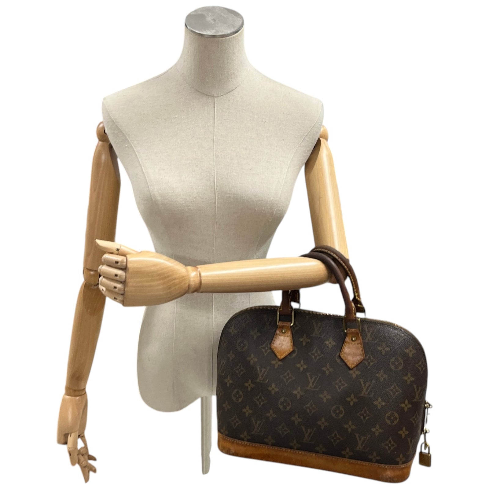 Women's Monogram Alma Pm Bag Brown - Photo 2