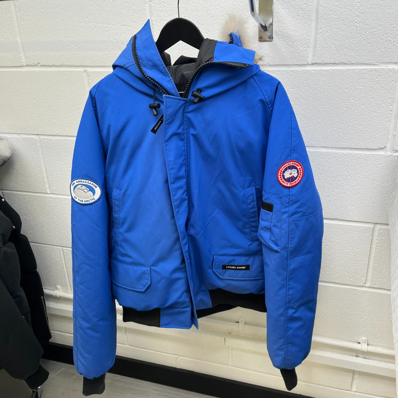 Men's Chilliwack Bomber Down Jacket Blue Size XXL