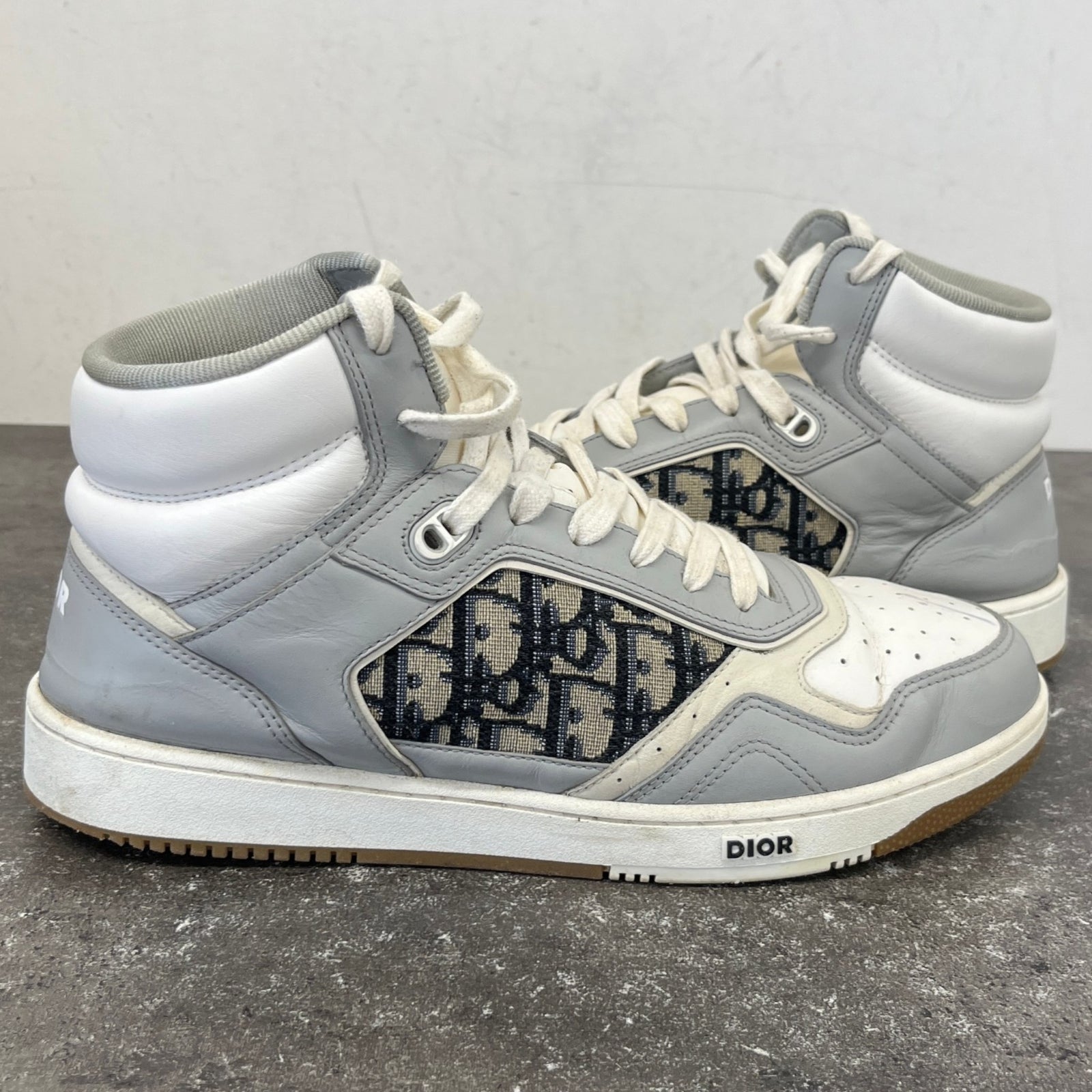 Men's B27 Oblique High Trainers White Size UK 10 / EU 44 - Photo 12