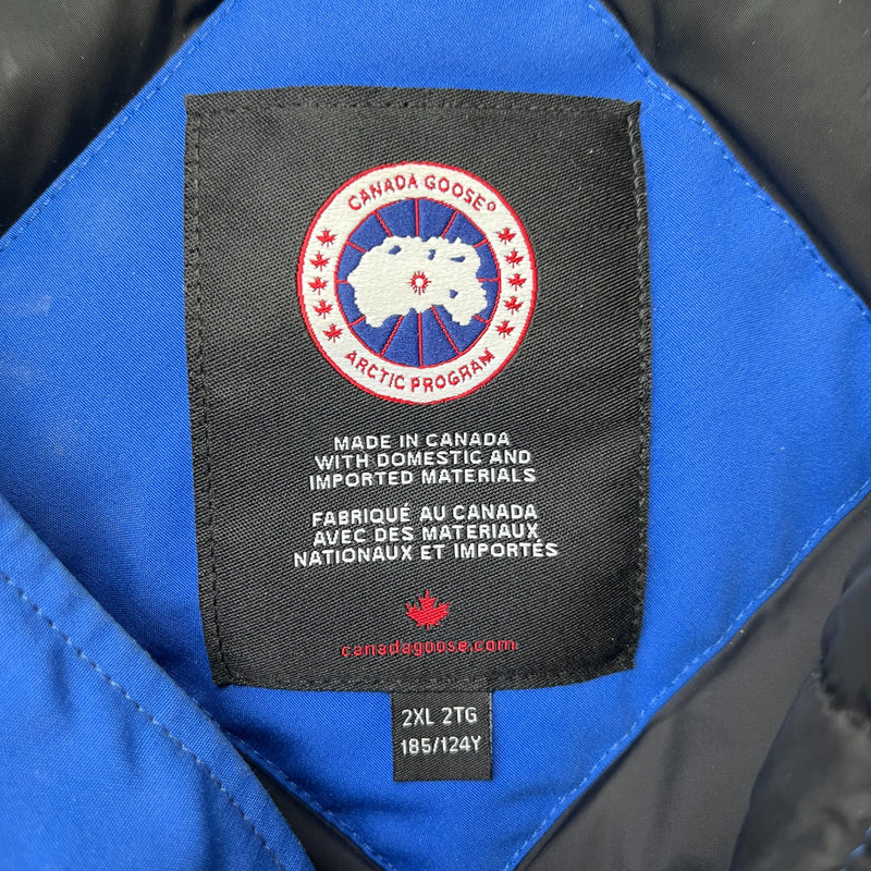 Men's Chilliwack Bomber Down Jacket Blue Size XXL