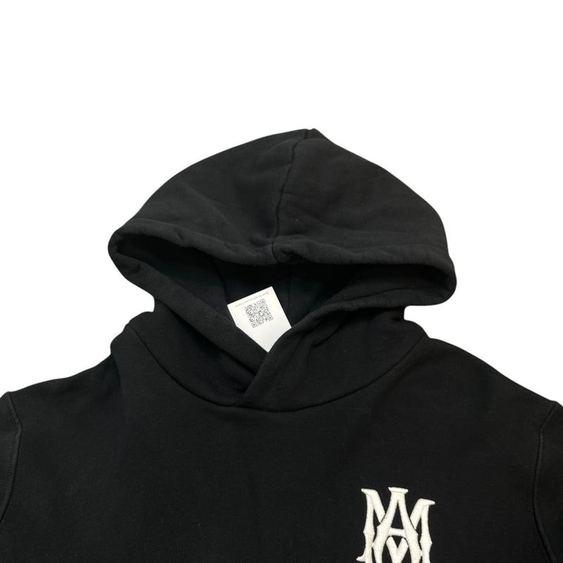 Men's Embroidered Logo Hoodie Black Size XXL