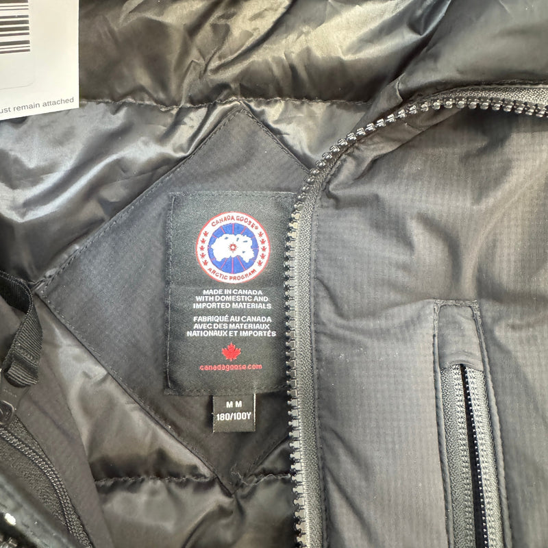 Men's Lodge Hoody Down Jacket Black Size M