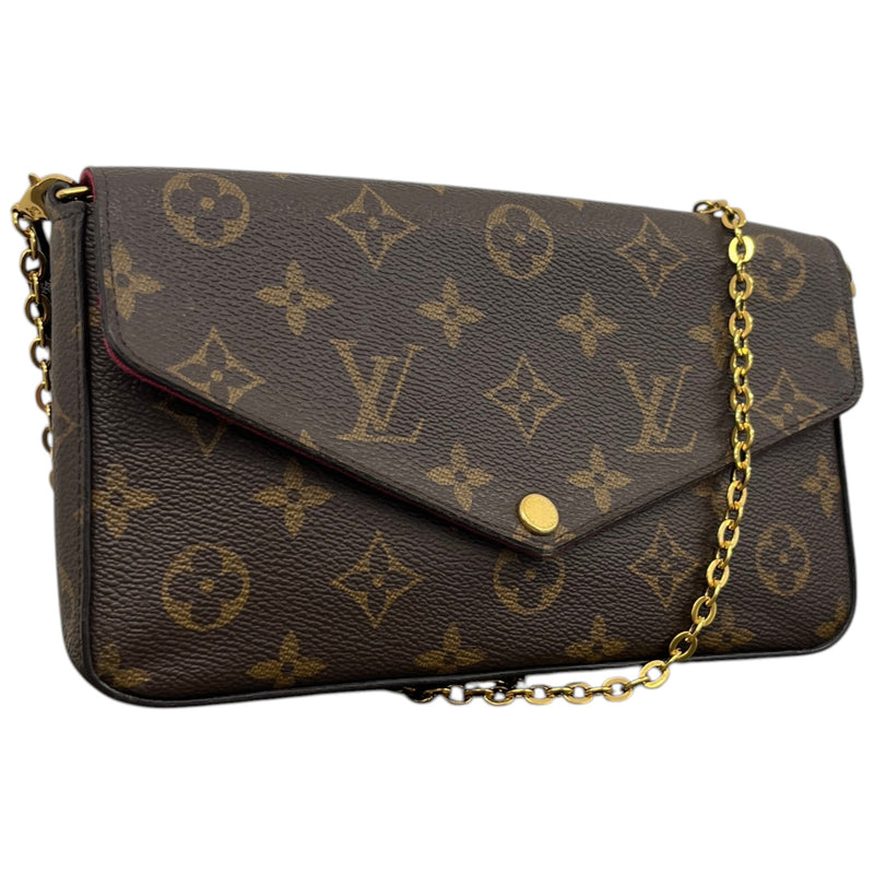 Women's Monogram Félicie Pochette Crossbody Bag Brown