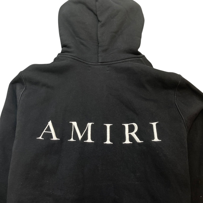 Men's Embroidered Logo Hoodie Black Size XXL