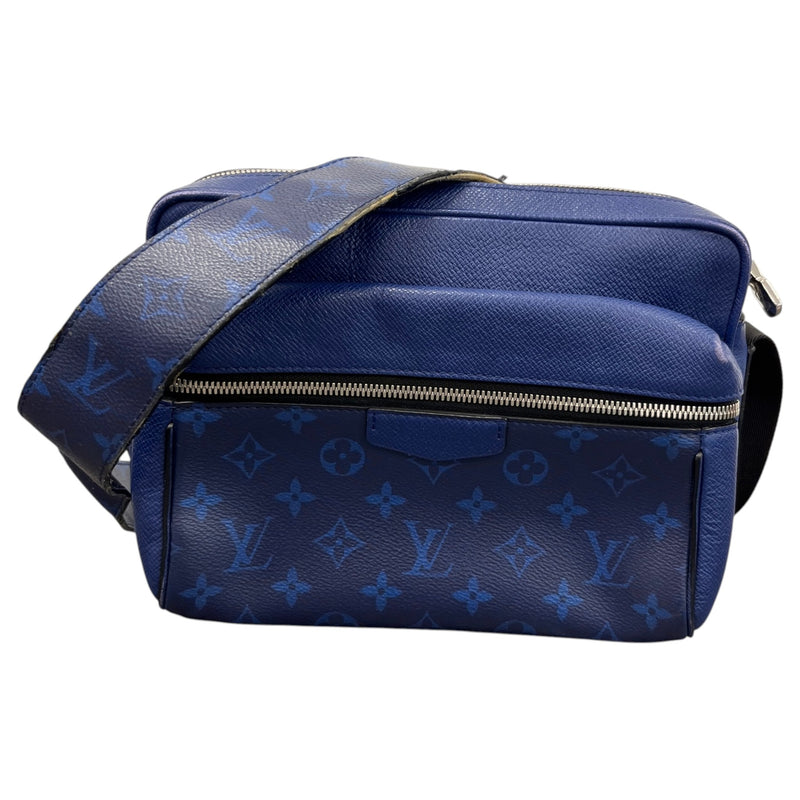 Men's Taigarama Monogram Outdoor Messenger Bag Blue