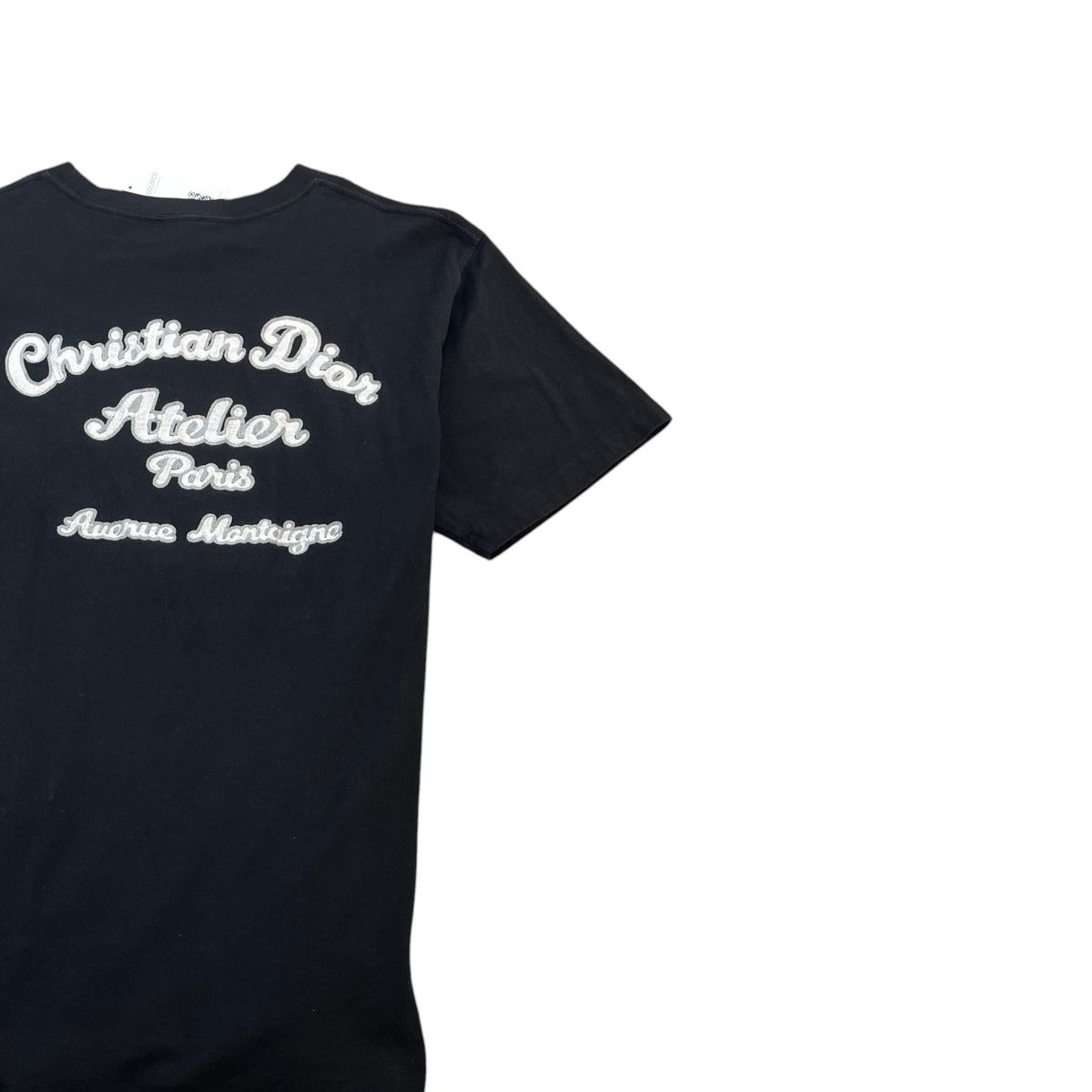 Men's Embroidered Logo T-Shirt Black Size L - Photo 4