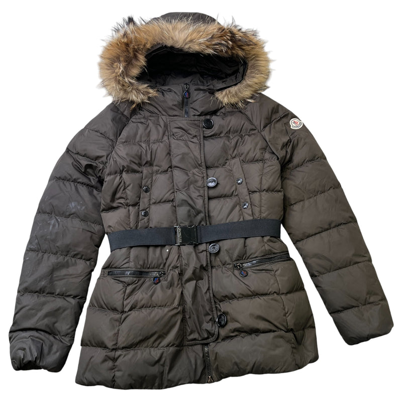 Women's Gene Down Jacket Khaki Size 3 / UK 14