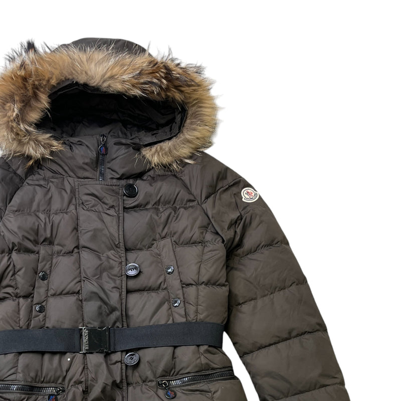 Women's Gene Down Jacket Khaki Size 3 / UK 14