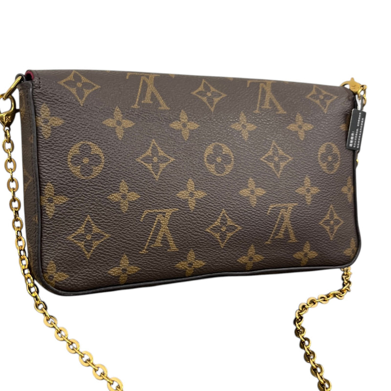 Women's Monogram Félicie Pochette Crossbody Bag Brown