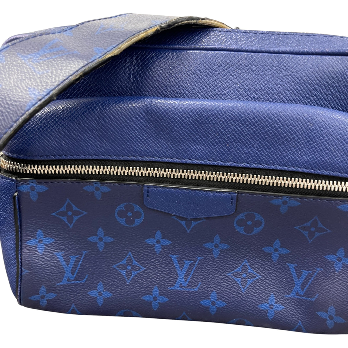 Men's Taigarama Monogram Outdoor Messenger Bag Blue - Photo 12