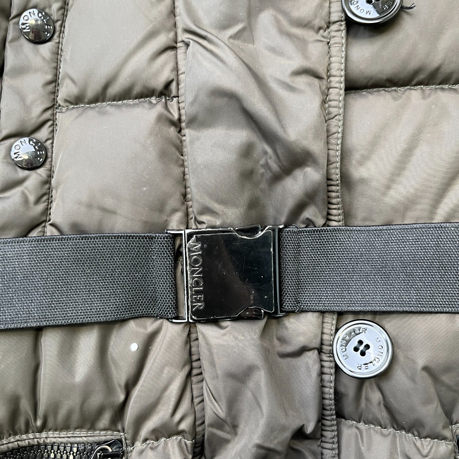 Women's Gene Down Jacket Khaki Size 3 / UK 14 - Photo 6