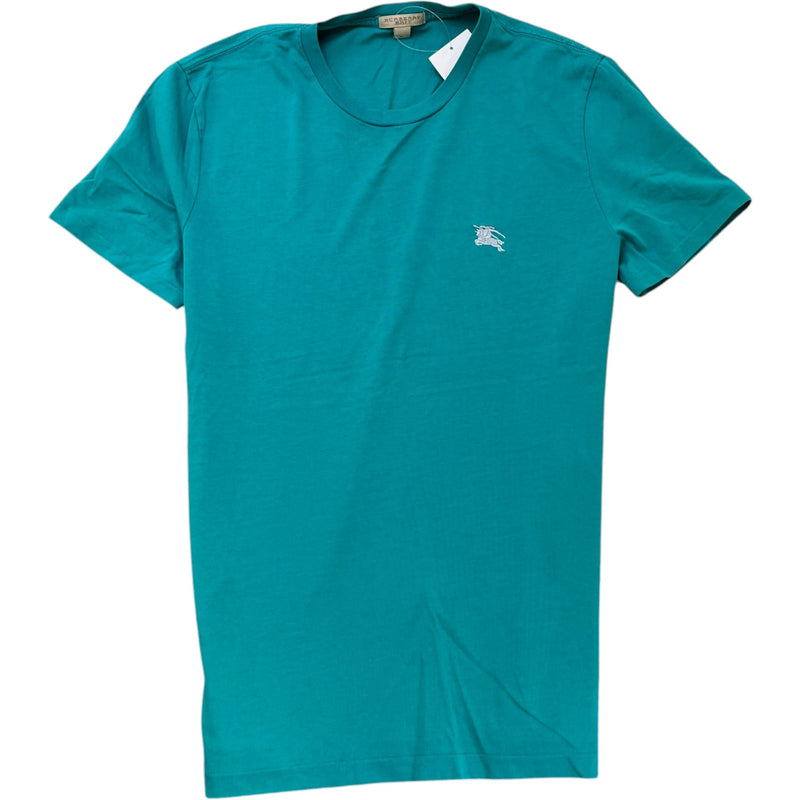 Men's Embroidered Logo T-Shirt Blue Size M